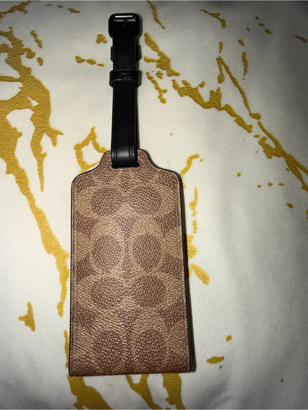 Coach Leather Luggage Tag